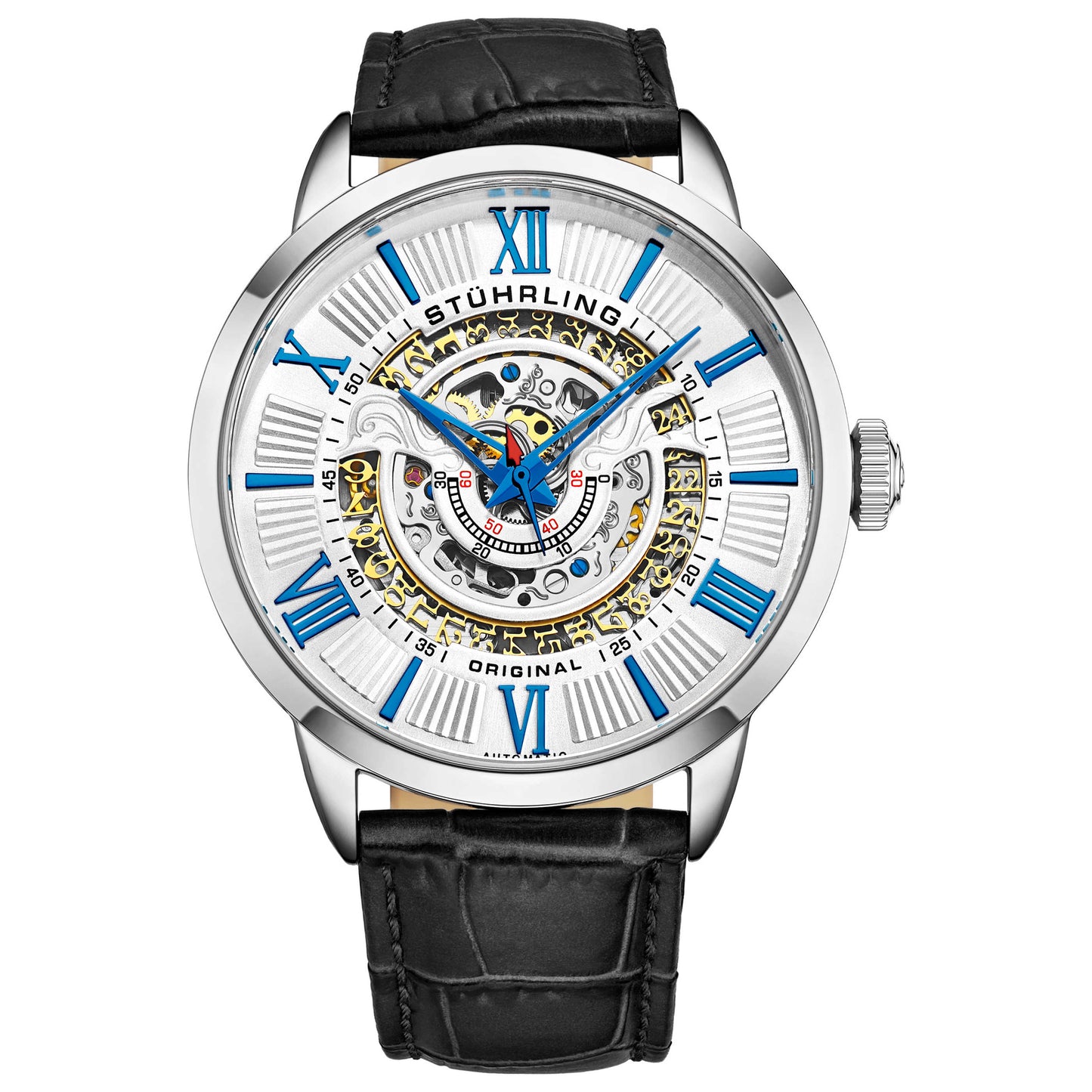 Front view of Stuhrling Legacy Men's Automatic Watch M14745