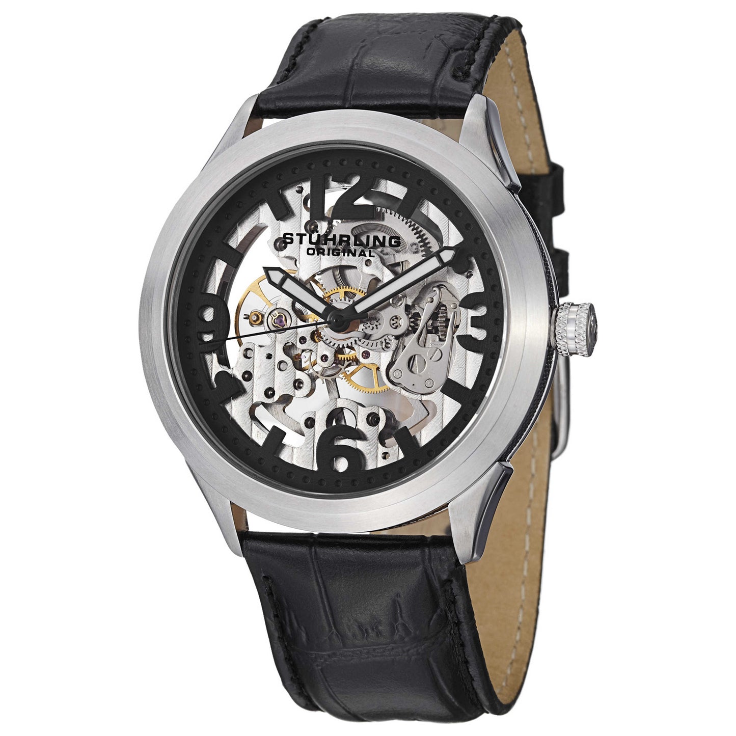 Front view of Stuhrling Legacy Men's Manual-Wind Watch M14773