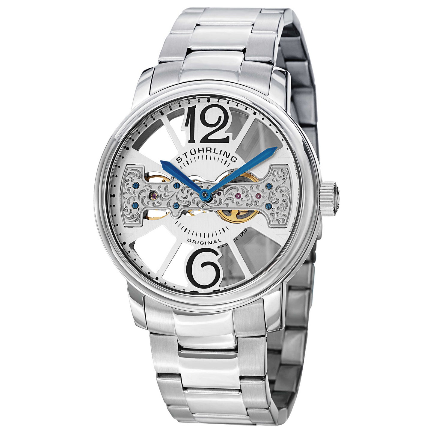 Front view of Stuhrling Legacy Men's Manual-Wind Watch M14790