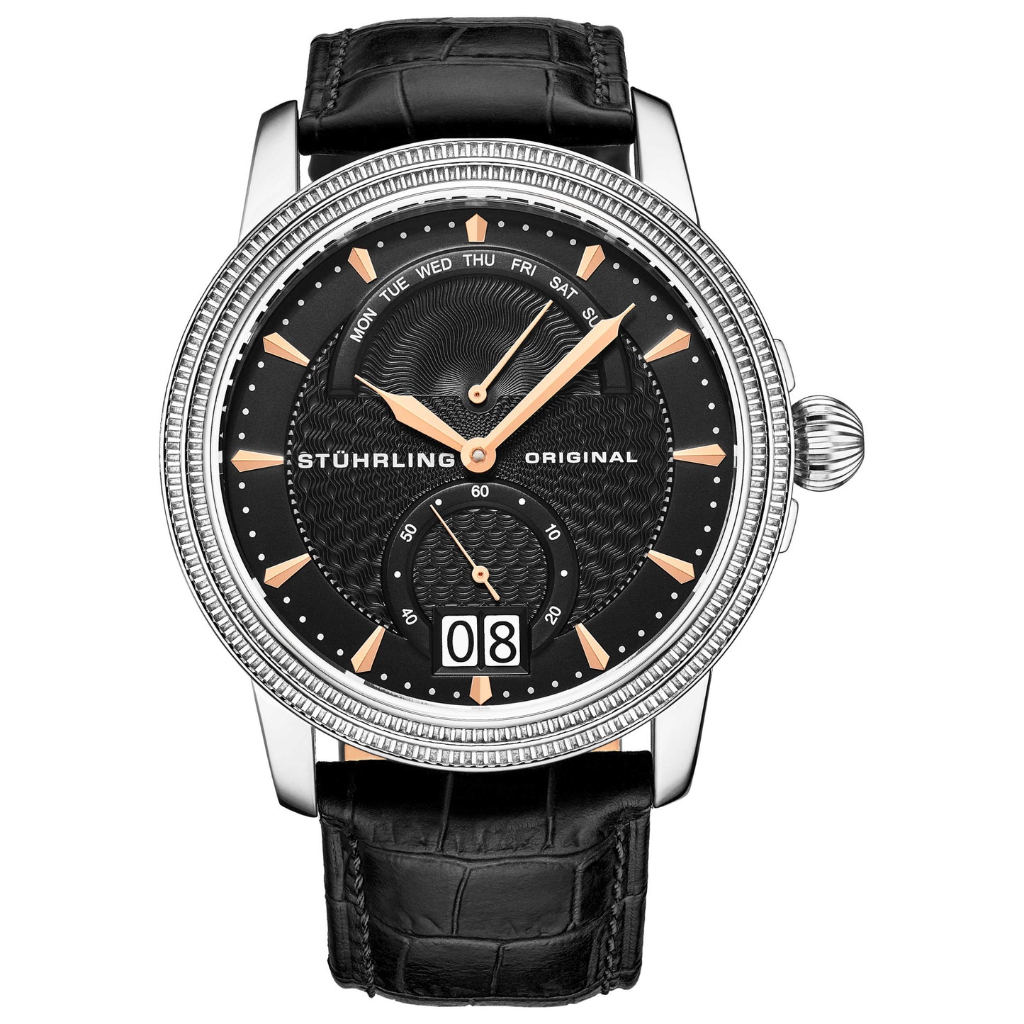 Front view of Stuhrling Symphony Men's Quartz Watch M14797
