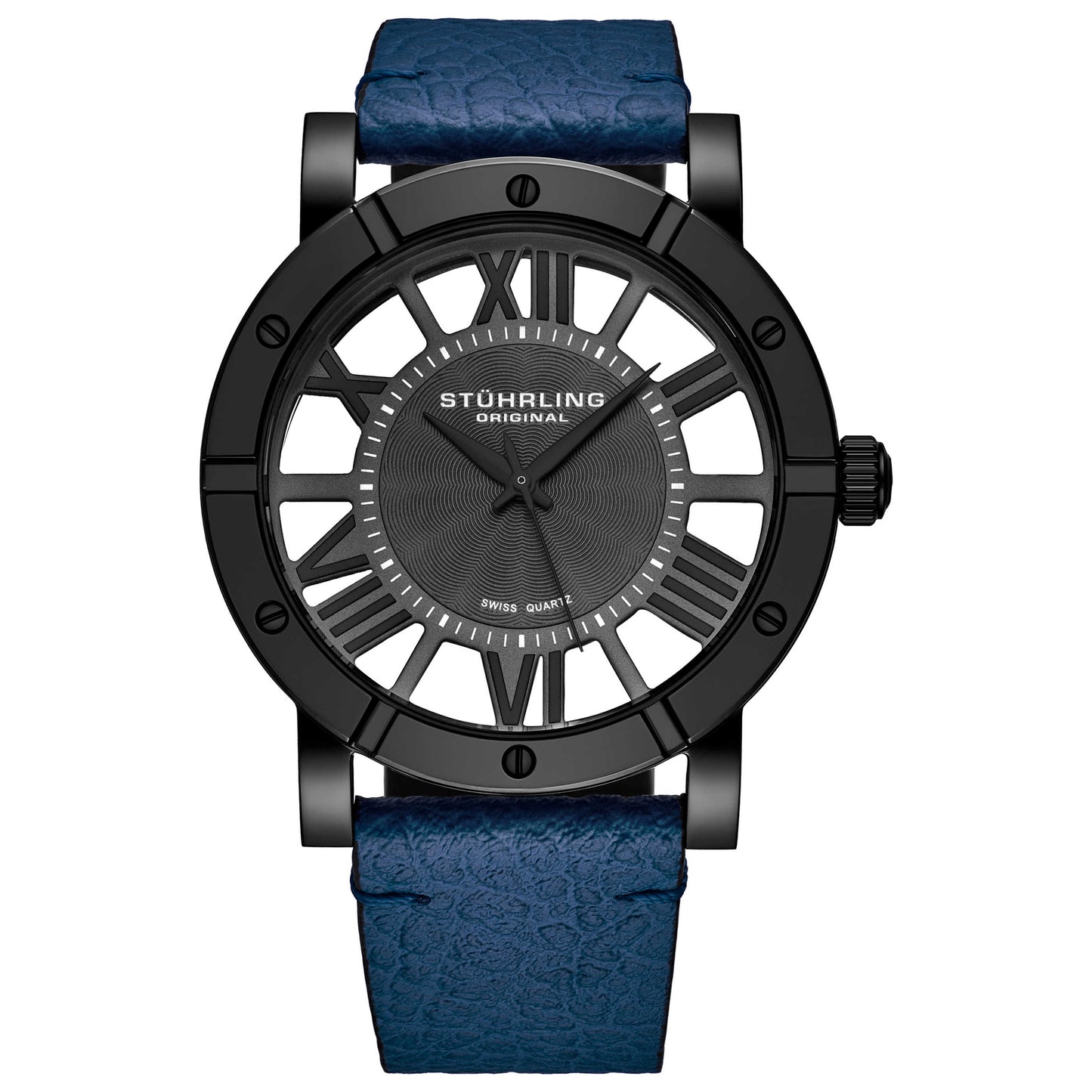 Front view of Stuhrling Symphony Men's Quartz Watch M14842