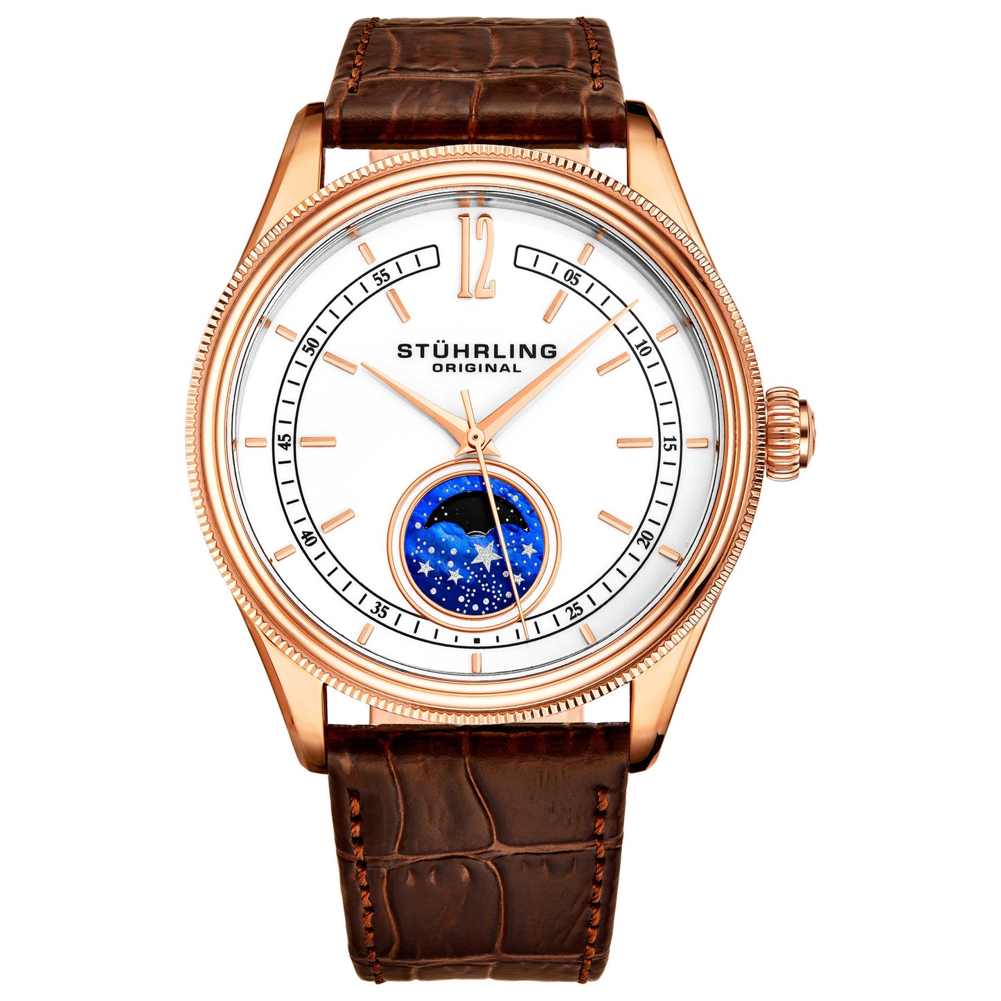 Front view of Stuhrling Symphony Men's Quartz Watch M14860