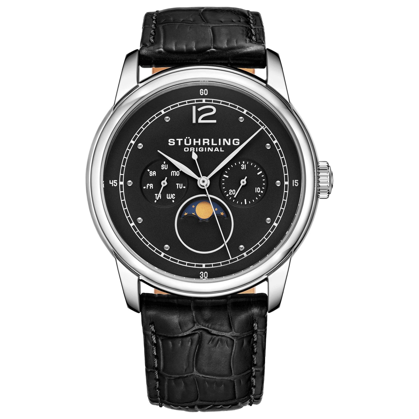 Front view of Stuhrling Symphony Men's Quartz Watch M14862
