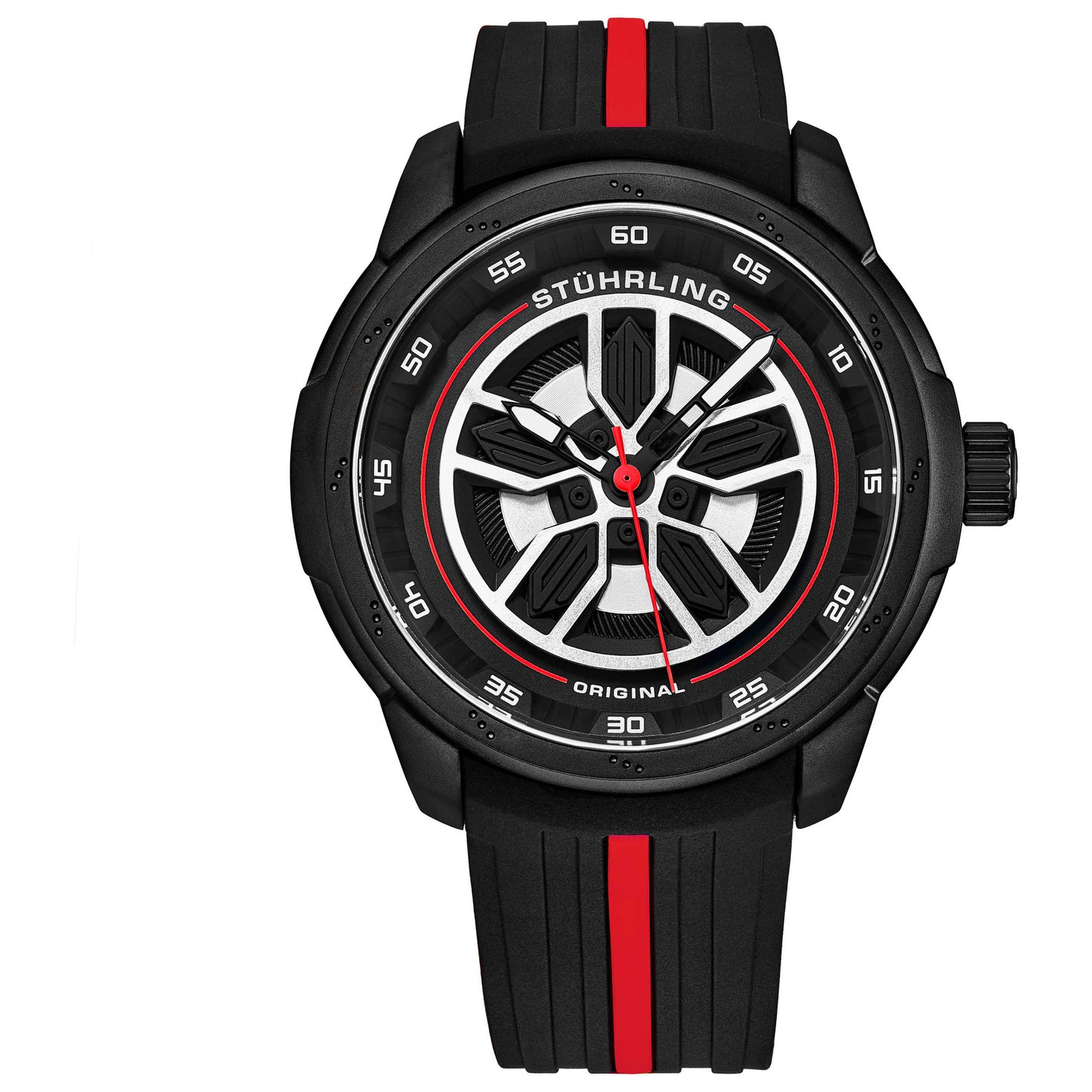 Front view of Stuhrling Aviator Men's Quartz Watch M14910