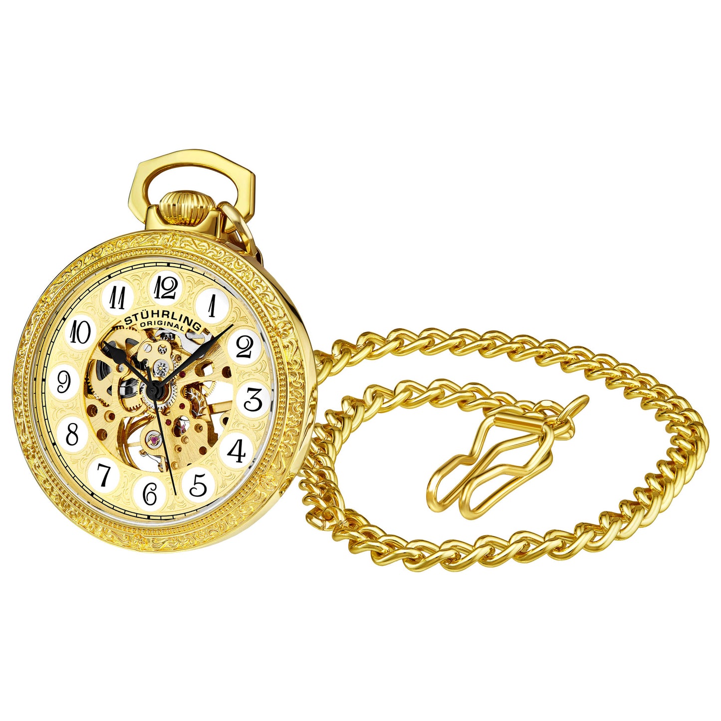 Front view of Stuhrling Legacy Men's Manual-Wind Watch M14917