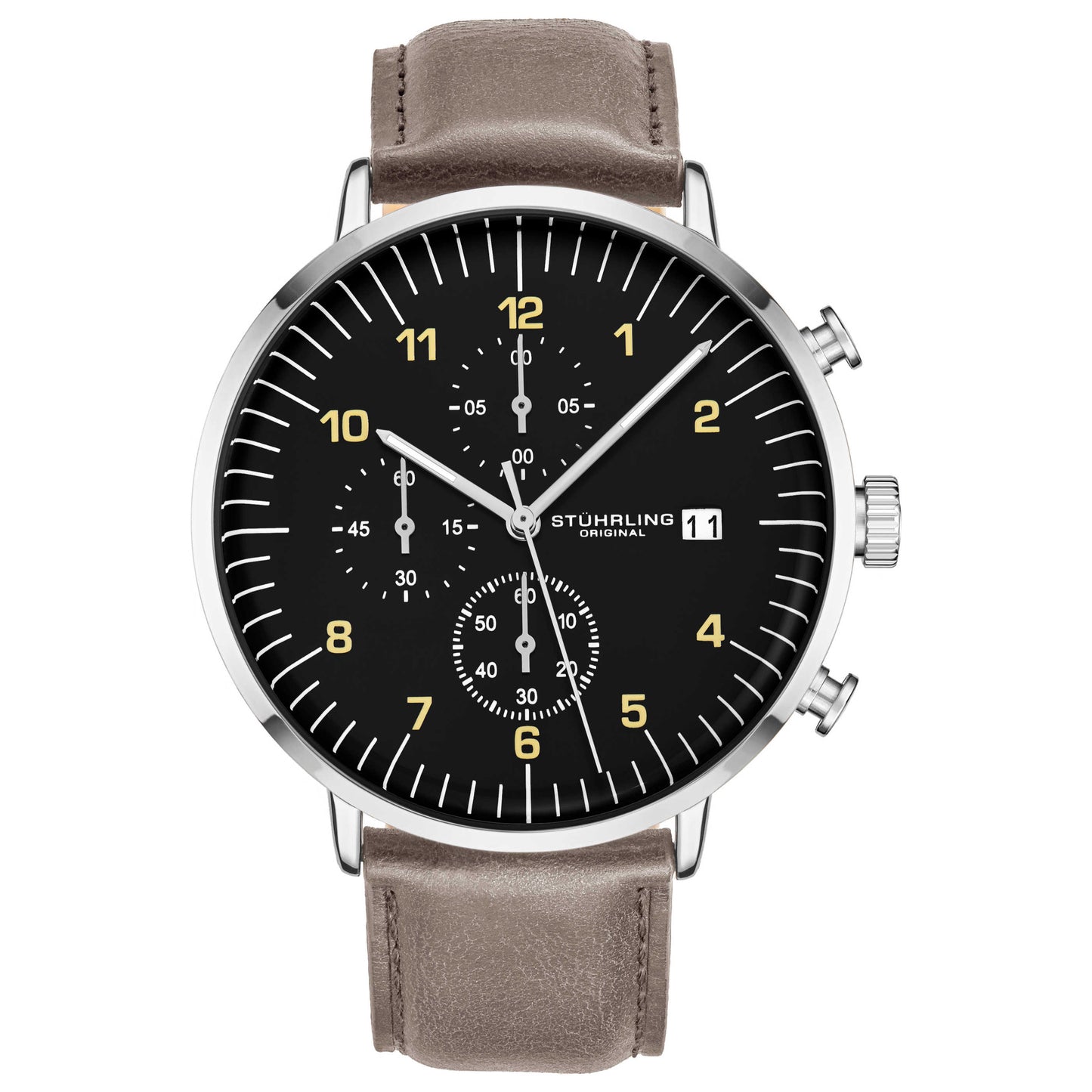Front view of Stuhrling Monaco Men's Quartz Watch M14968