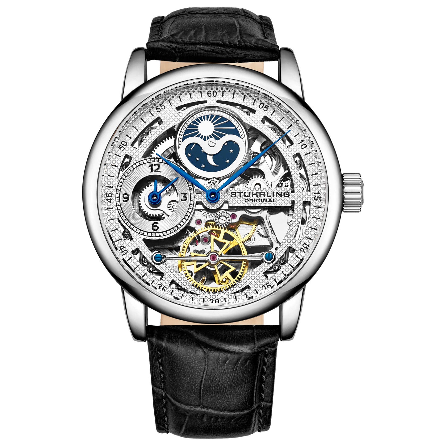 Front view of Stuhrling Legacy Men's Automatic Watch M14982