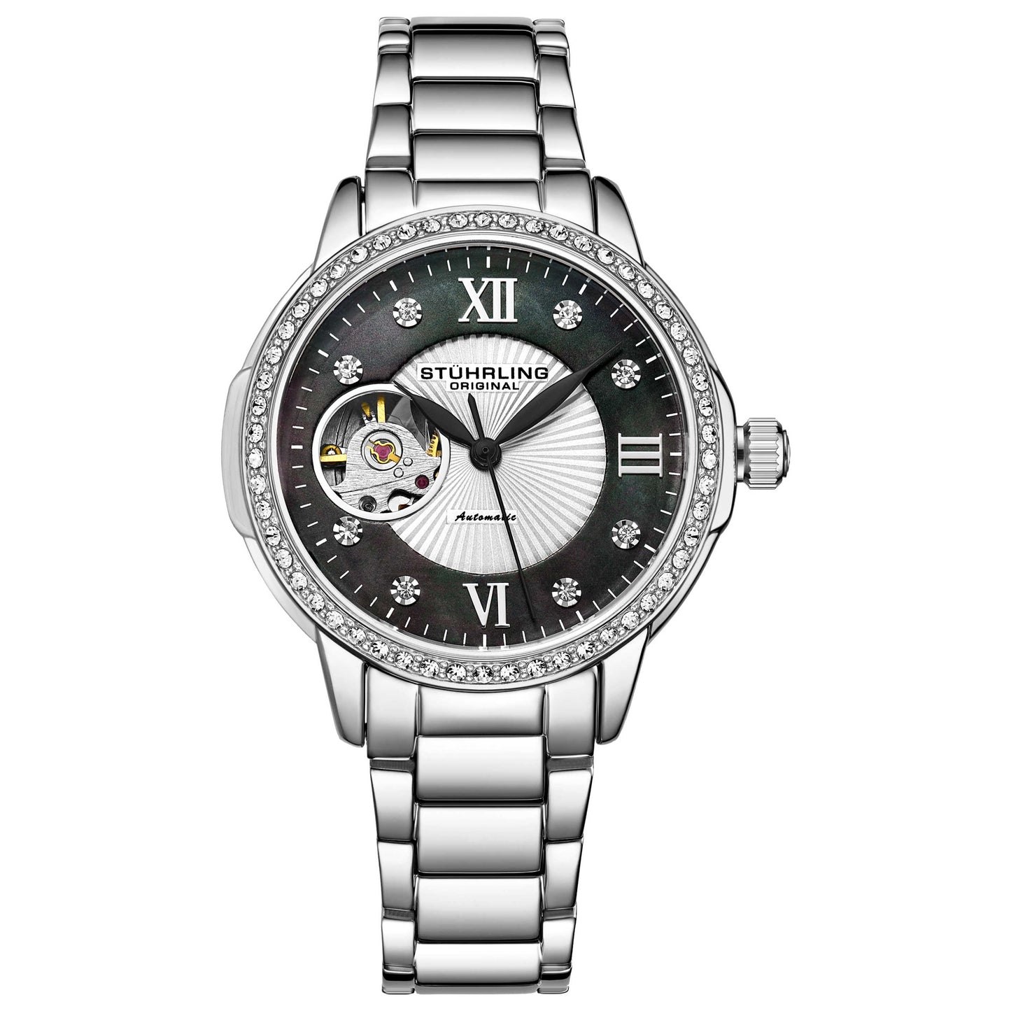 Front view of Stuhrling Legacy Women's Automatic Watch M15075