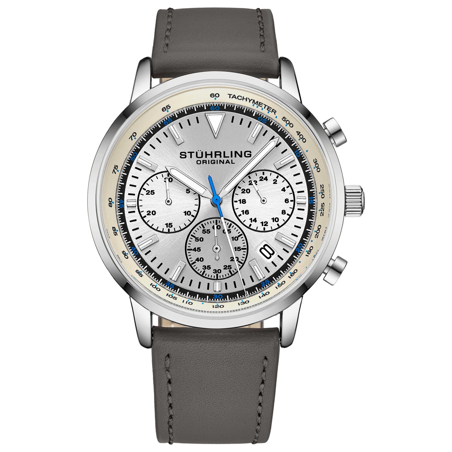 Front view of Stuhrling Monaco Men's Quartz Watch M15157