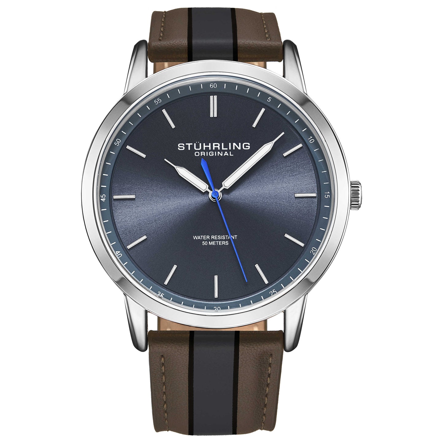 Front view of Stuhrling Symphony Men's Quartz Watch M15189