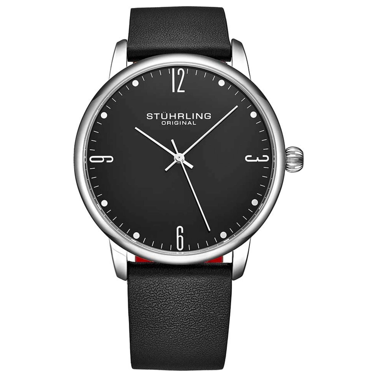 Front view of Stuhrling Symphony Men's Quartz Watch M16408