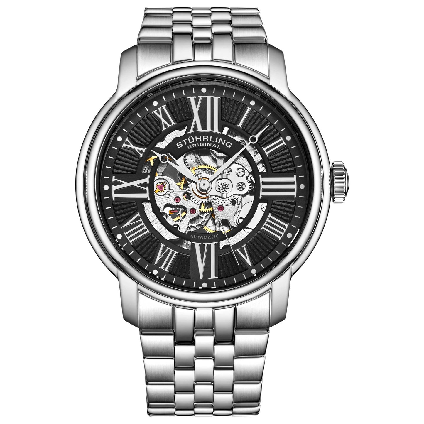 Front view of Stuhrling Legacy Men's Automatic Watch M17872