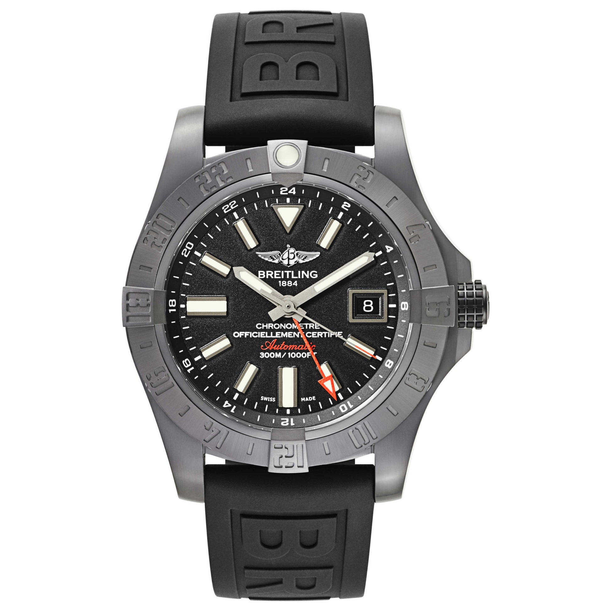 Front view of Breitling Avenger Men's Automatic Watch M3239010-BF04-152S