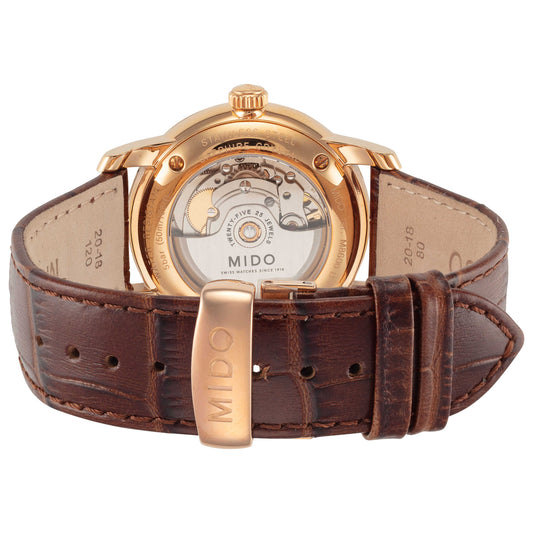 Back view of Mido Baroncelli II Men's Automatic Watch M86003648