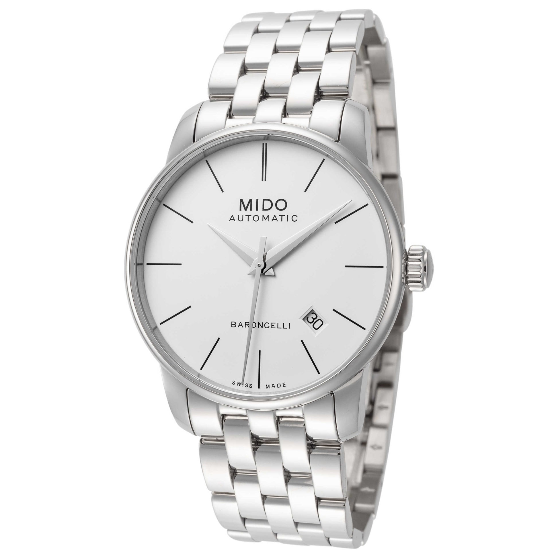 Front view of Mido Baroncelli Men's Automatic Watch M86004761