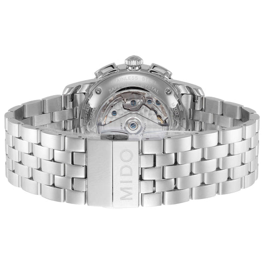 Back view of Mido Baroncelli II Men's Automatic Watch M86074101