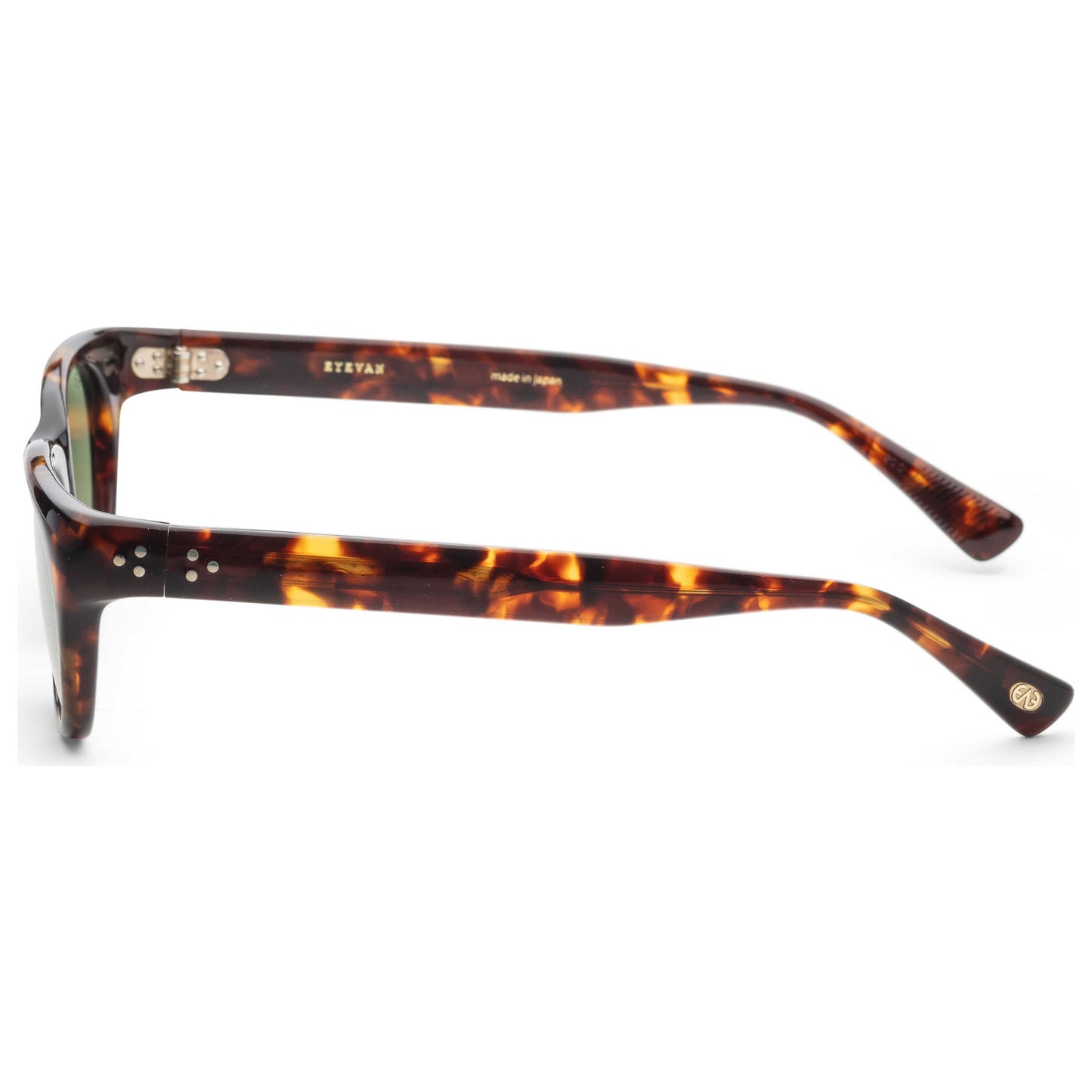 Left view of Eyevan Fashion Unisex Sunglasses MALECON-SUN-E-TORT-53