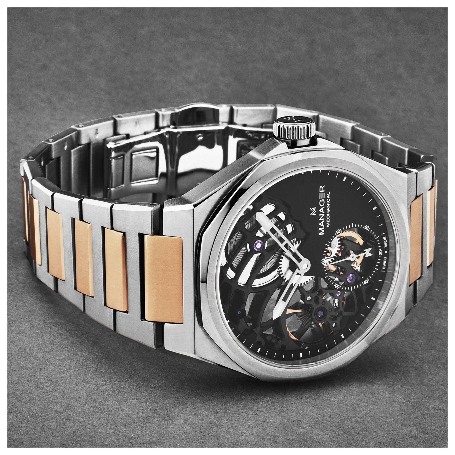 Manager Revolution Men's Automatic Watch MAN-RM-06-BM - Image #2
