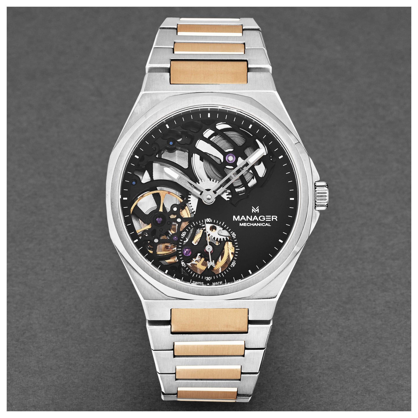 Manager Revolution Men's Automatic Watch MAN-RM-06-BM - Image #3