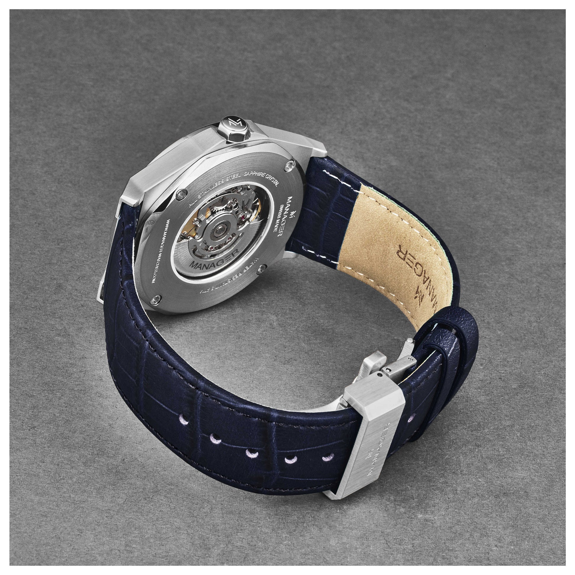 Manager Open Mind Men's Automatic Watch MAN-RO-03-SL - Image #2