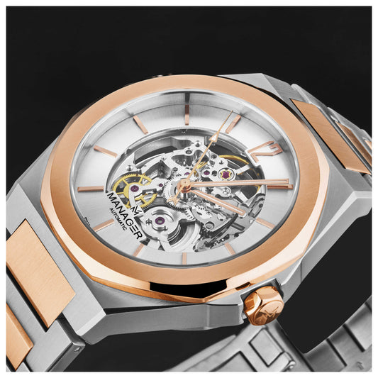Manager Open Mind Men's Automatic Watch MAN-RO-05-BM - Image #2