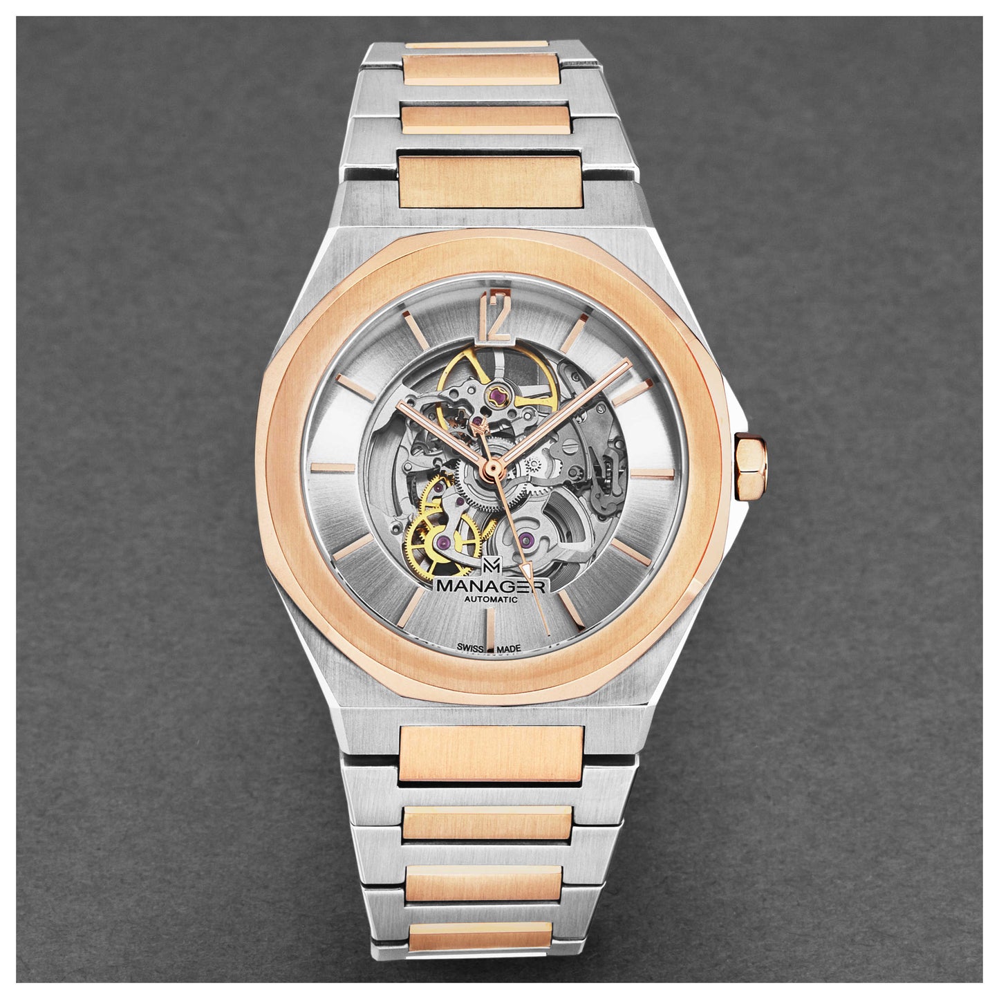 Manager Open Mind Men's Automatic Watch MAN-RO-05-BM - Image #4