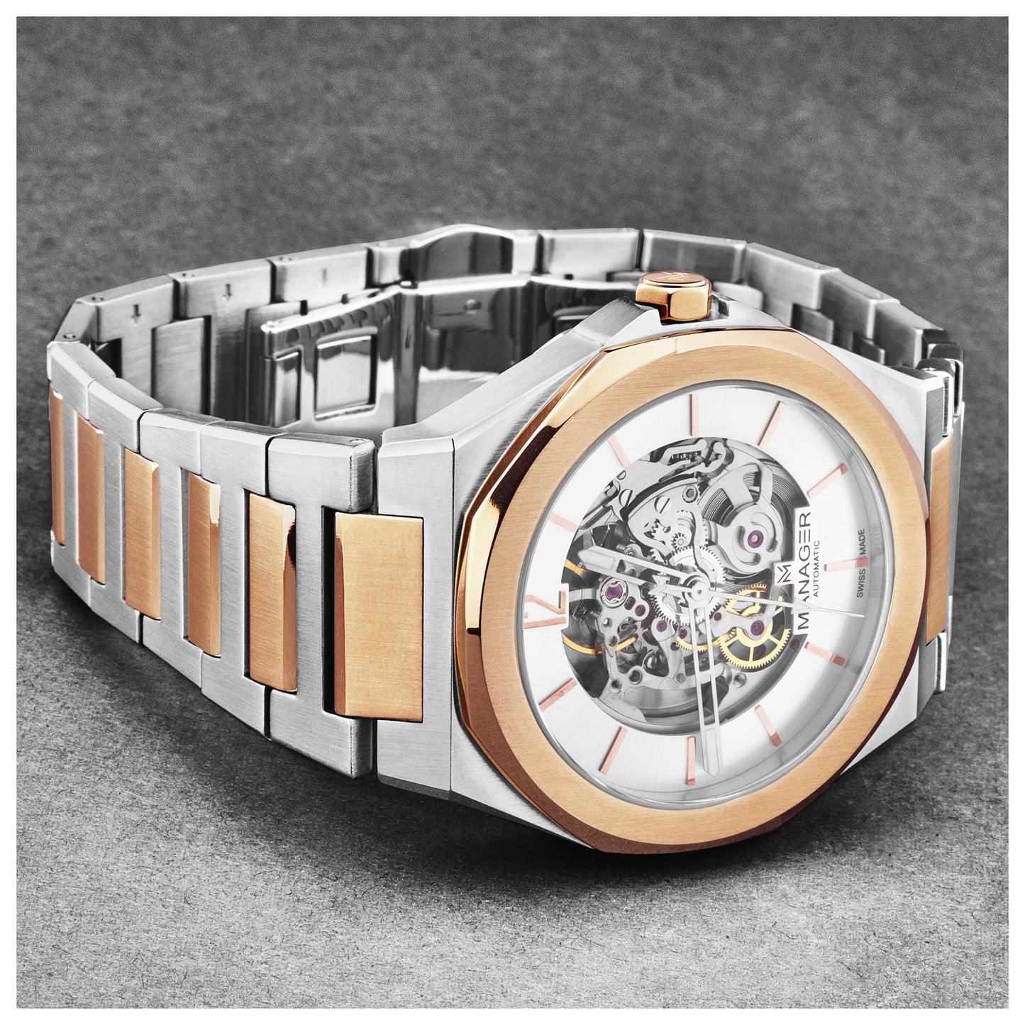 Manager Open Mind Men's Automatic Watch MAN-RO-05-BM - Image #5