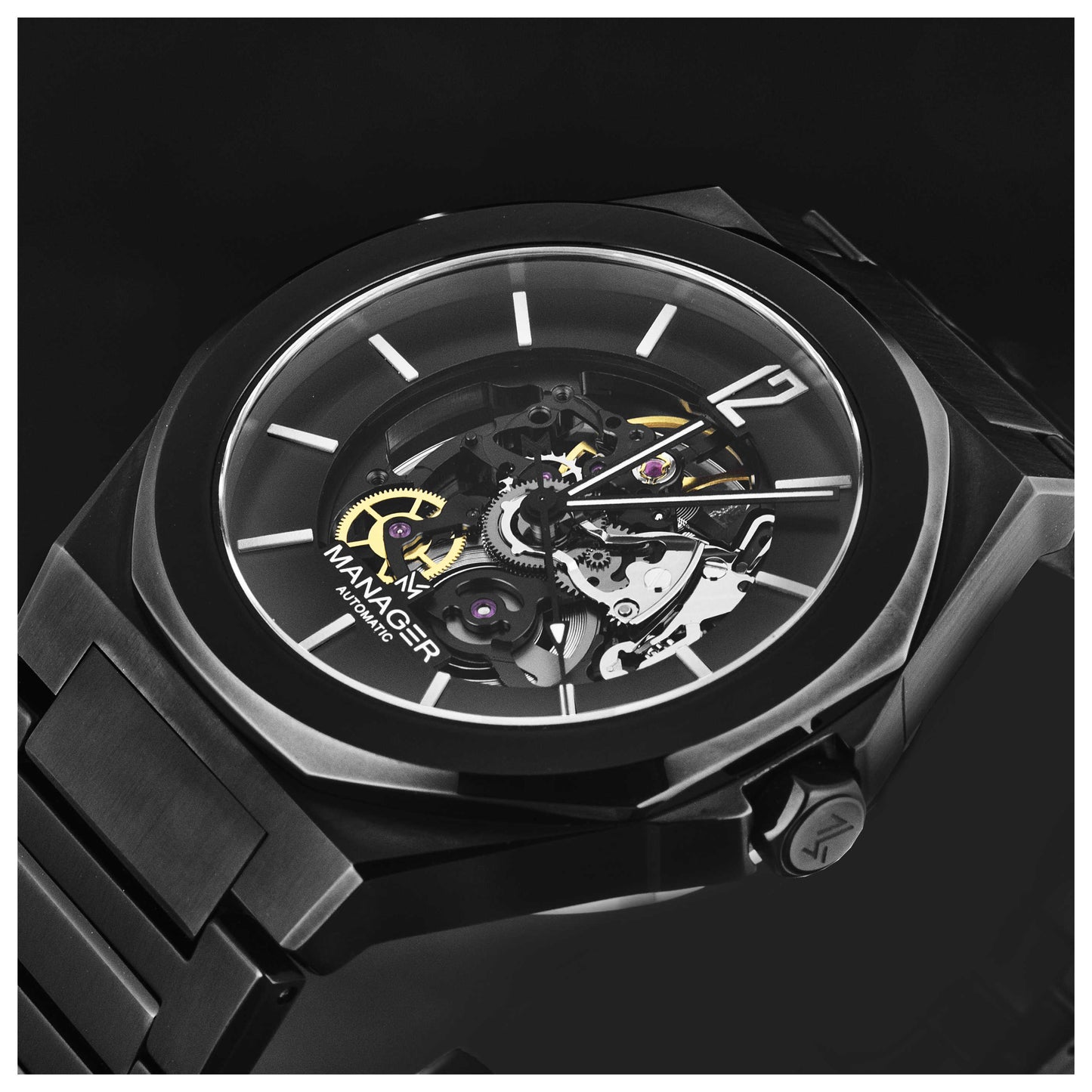 Manager Open Mind Men's Automatic Watch MAN-RO-09-NM - Image #3