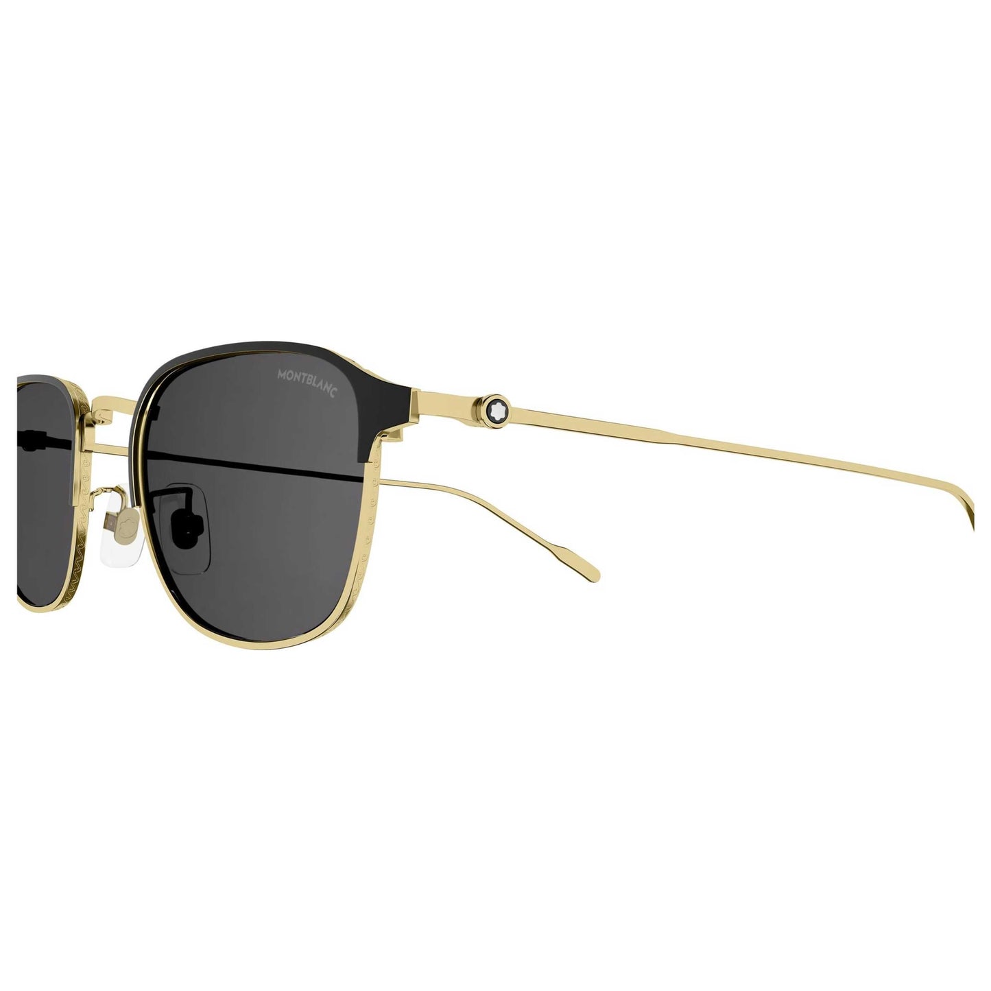 Right view of Montblanc Fashion Men's Sunglasses MB0189S-002-50