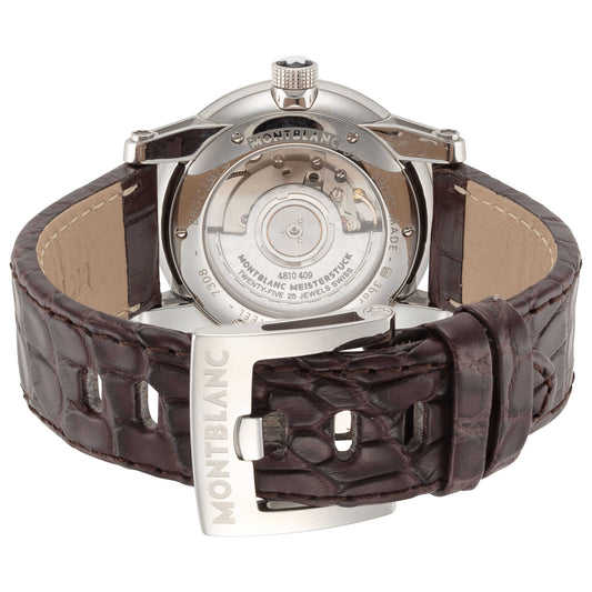 Back view of Montblanc Timewalker Men's Automatic Watch MB110340