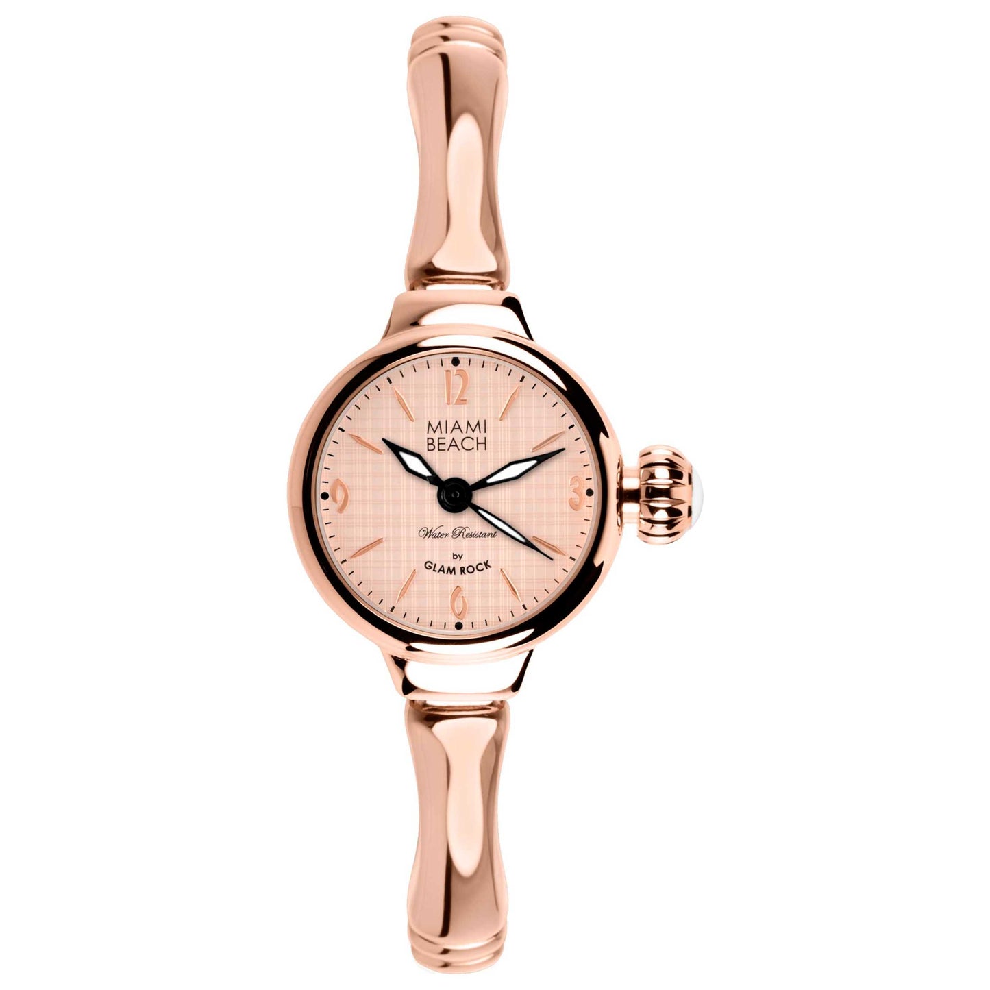 Front view of Glam Rock Miami Beach Art Deco Women's Quartz Watch MBD27216