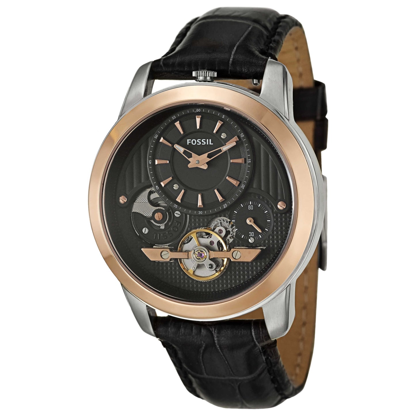 Front view of Fossil Grant Twist Men's Quartz Watch ME1125