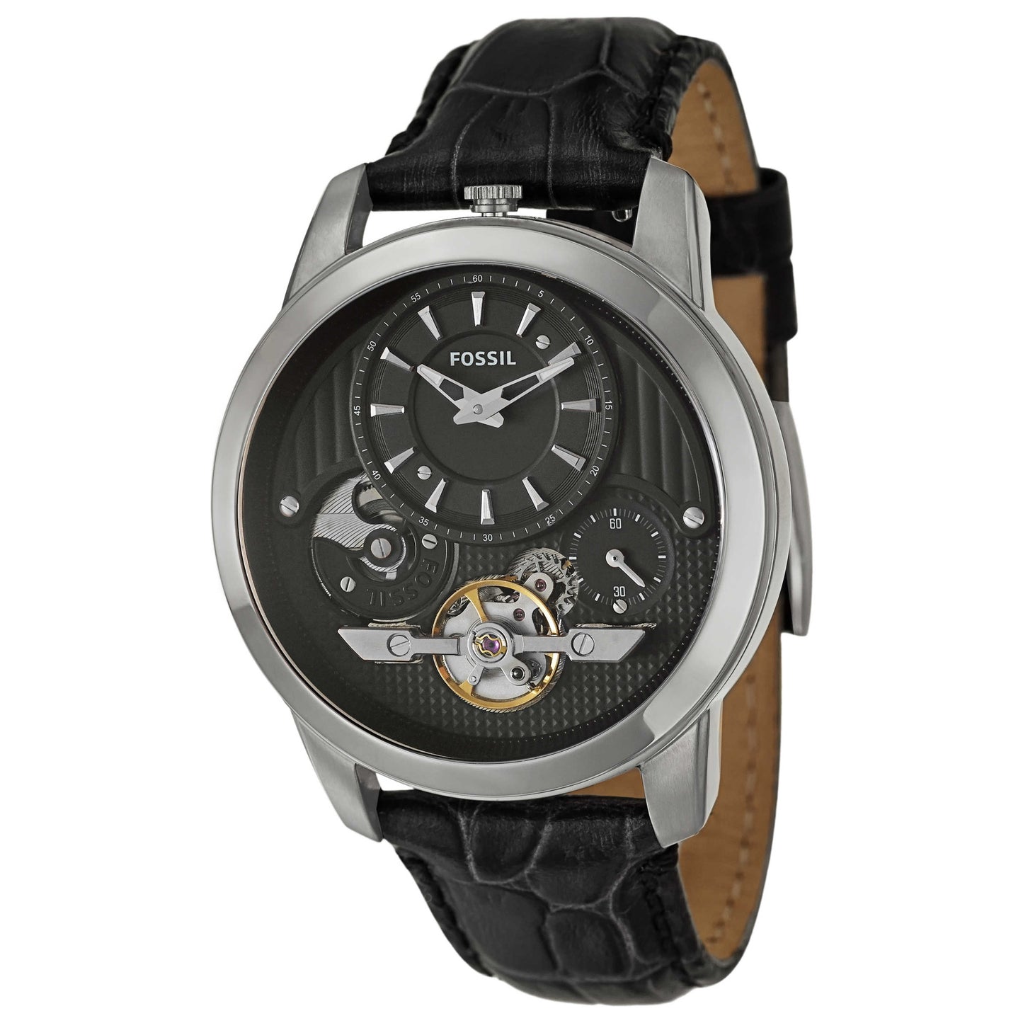 Front view of Fossil Grant Twist Men's Quartz Watch ME1126