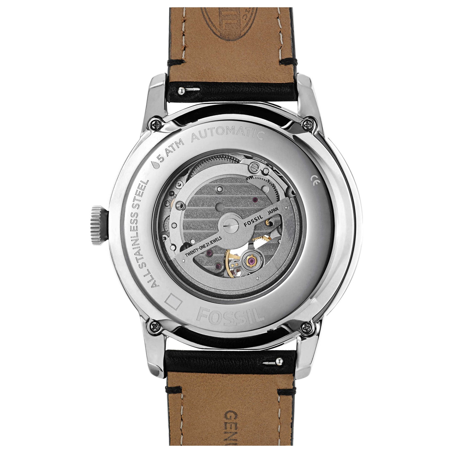 Back view of Fossil Townsman Men's Automatic Watch ME3104