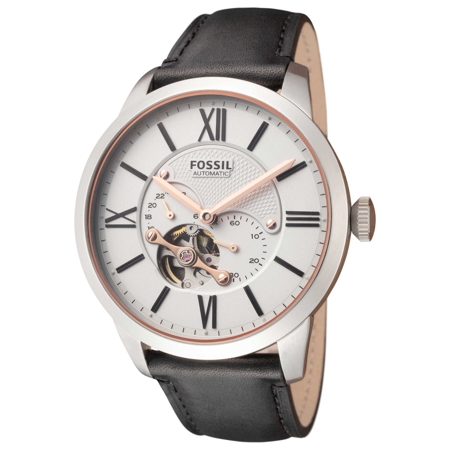 Front view of Fossil Townsman Men's Automatic Watch ME3104