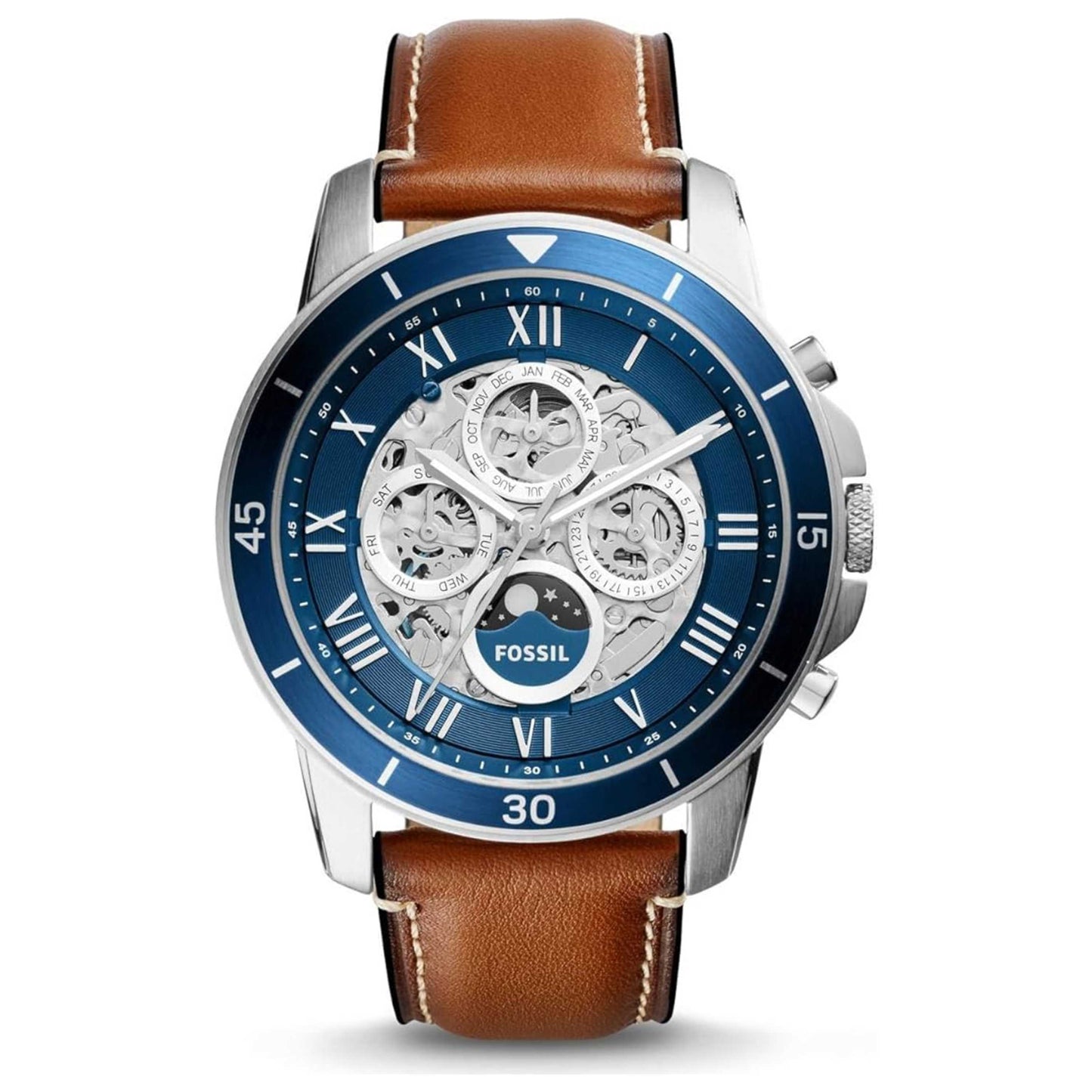 Front view of Fossil Grant Men's Automatic Watch ME3140