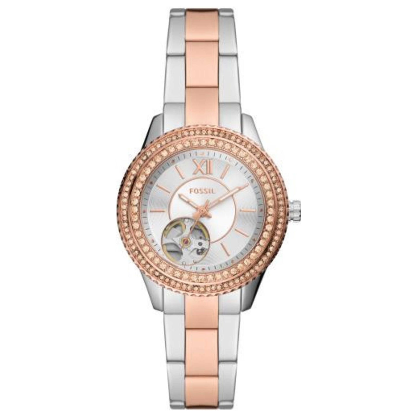 Front view of Fossil Stella Women's Automatic Watch ME3214