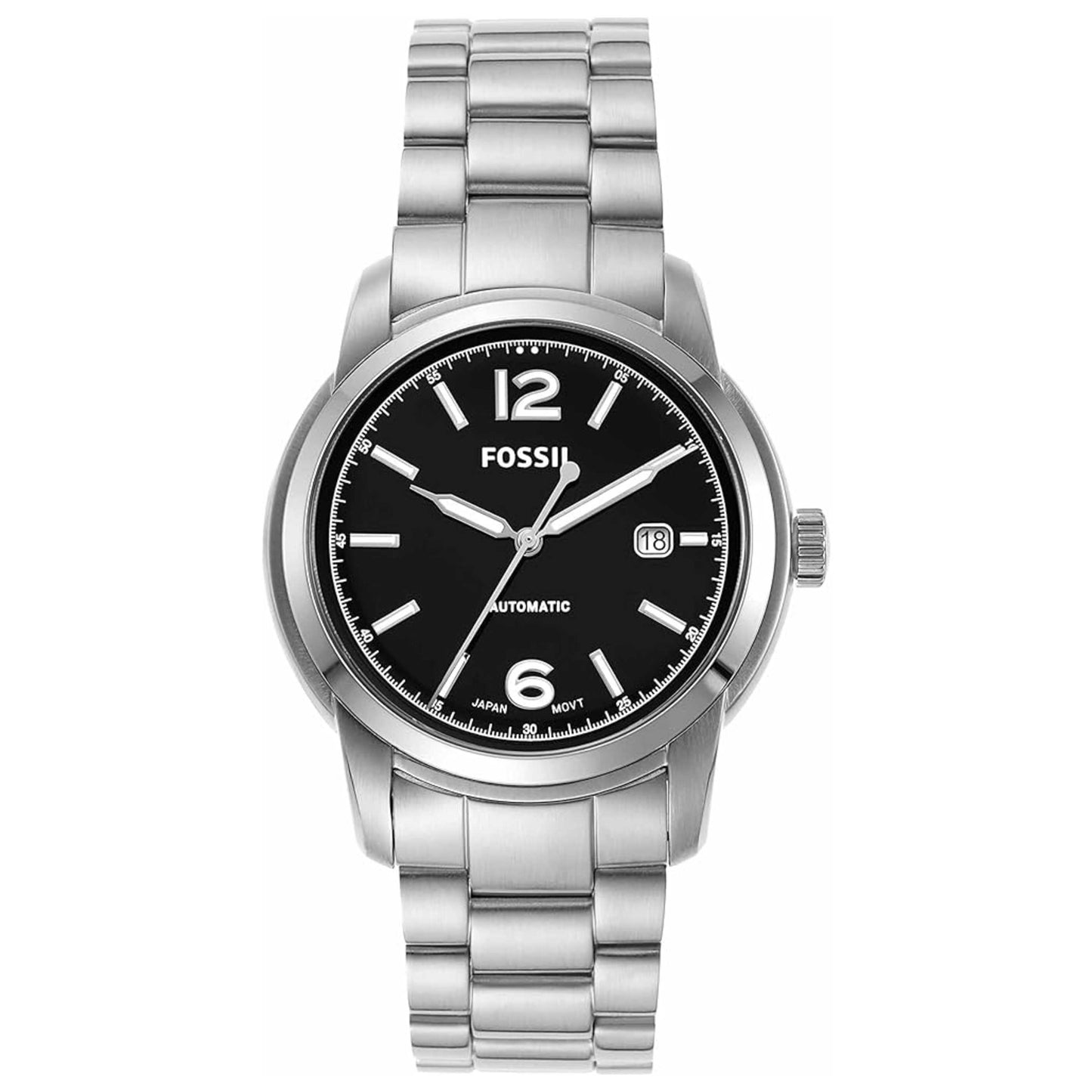 Front view of Fossil Heritage Men's Automatic Watch ME3223