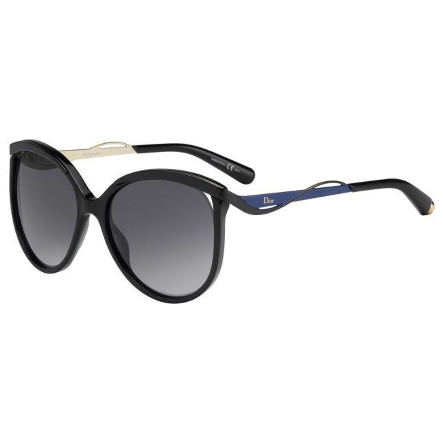 Front view of Christian Dior Metallic Women's Sunglasses METAL1S-6OA-HD