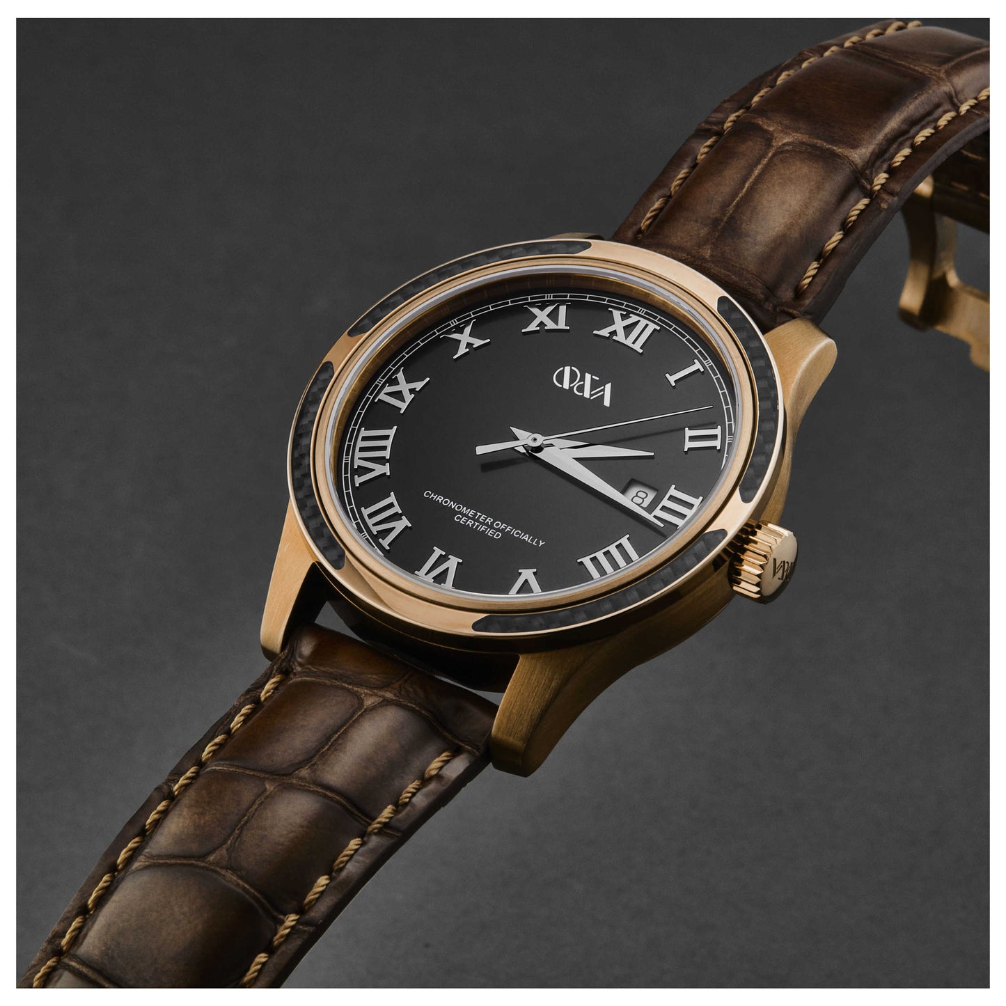 Q&A Bronze Men's Automatic Watch MGMA-BRNZ - Image #10
