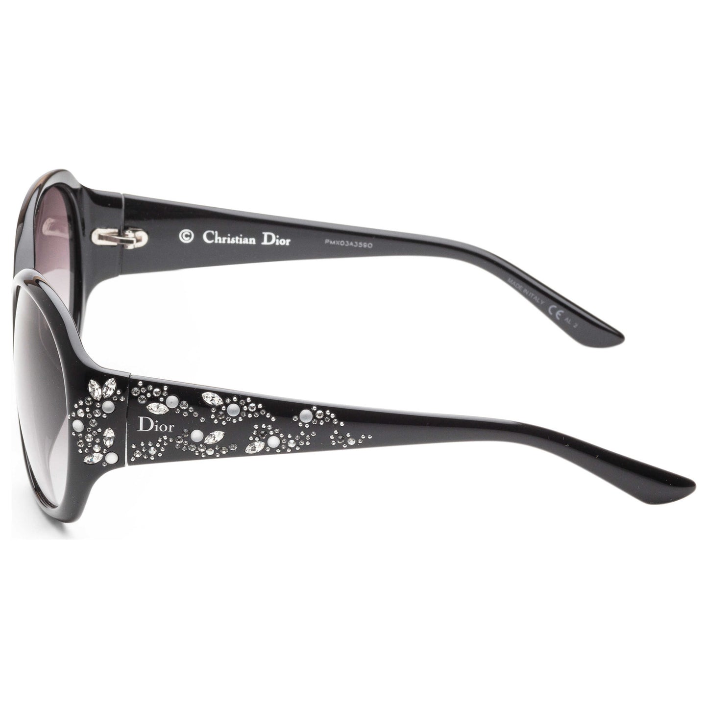 Left view of Christian Dior Minuit Women's Sunglasses MINUIFS-807-Q8