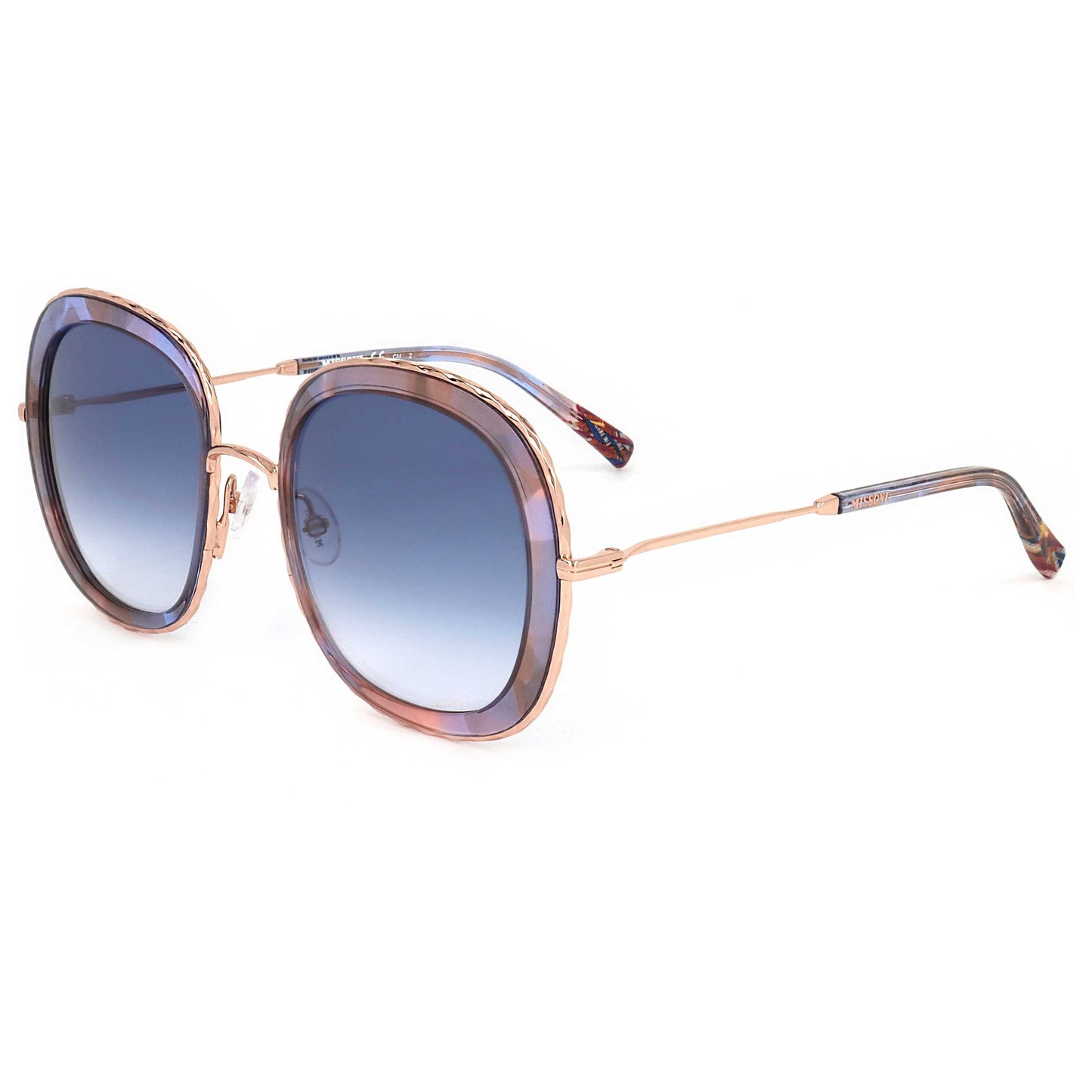Front view of Missoni Women's Sunglasses MIS0034-S-Y9M-53