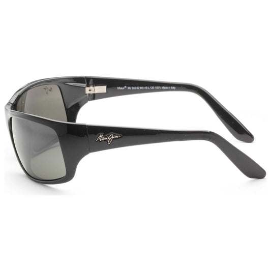 Left view of Maui Jim Peahi Men's Sunglasses MJ0202S-001