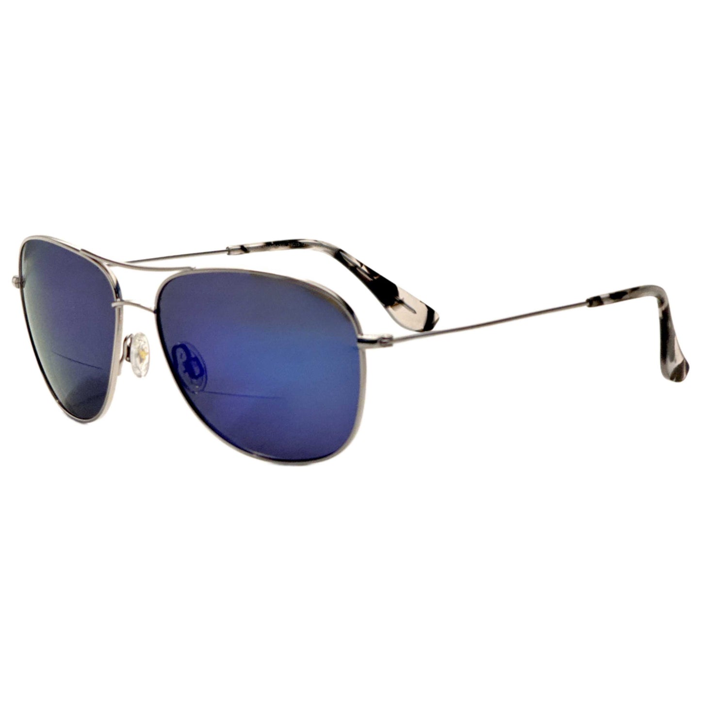Front view of Maui Jim Cliff House Men's Reading Sunglasses MJ0247S-007