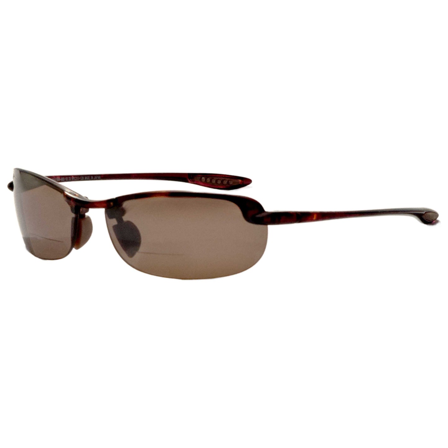 Front view of Maui Jim Makaha Men's Reading Sunglasses MJ0405S-008