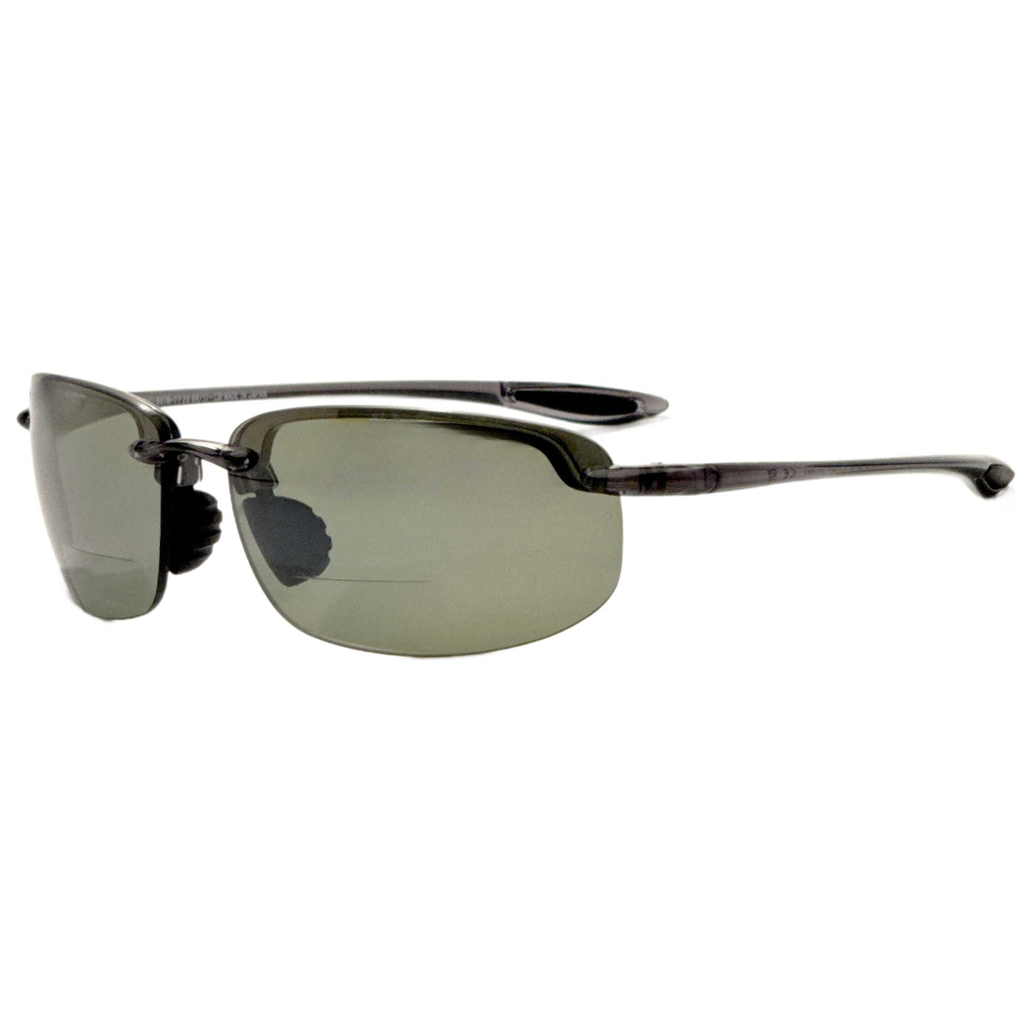 Front view of Maui Jim Hookipa Men's Reading Sunglasses MJ0407SA-013
