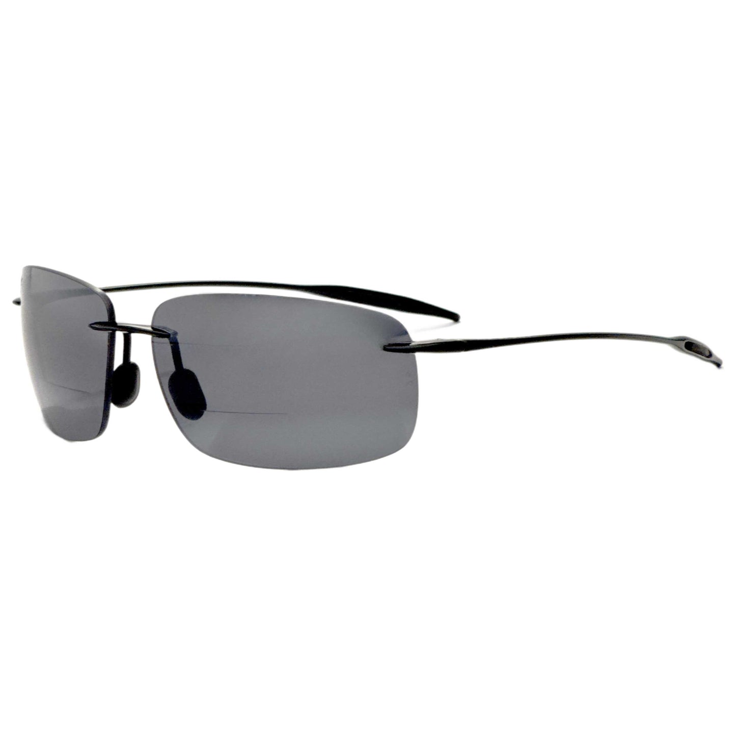 Front view of Maui Jim Breakwall Men's Reading Sunglasses MJ0422S-006