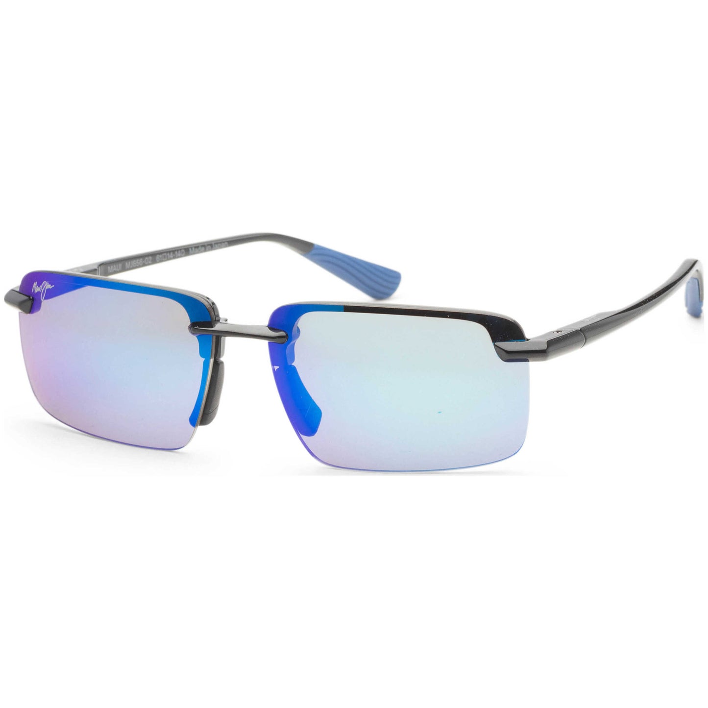 Front view of Maui Jim Laulima AF Men's Sunglasses MJ0656SA-001