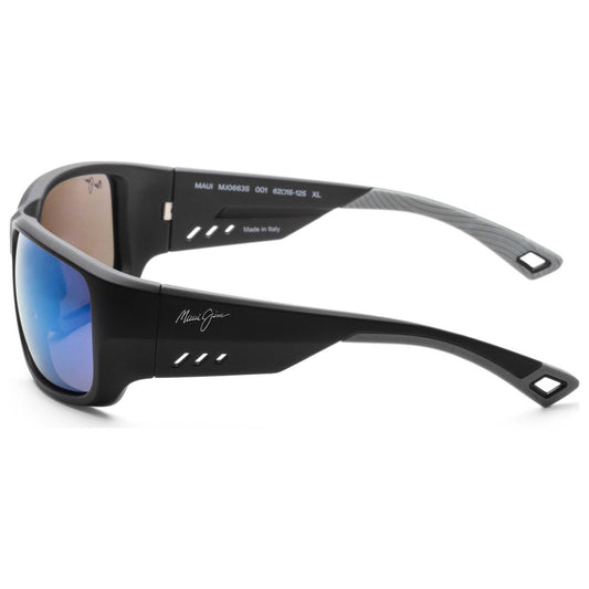 Left view of Maui Jim Keha Men's Sunglasses MJ0663S-001