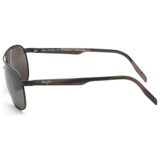 Left view of Maui Jim Castles Men's Sunglasses MJ0728S-001